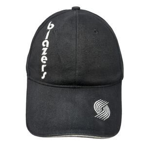 Portland Trail Blazers Wells Fargo Strapback Baseball Cap Black One Size EMG